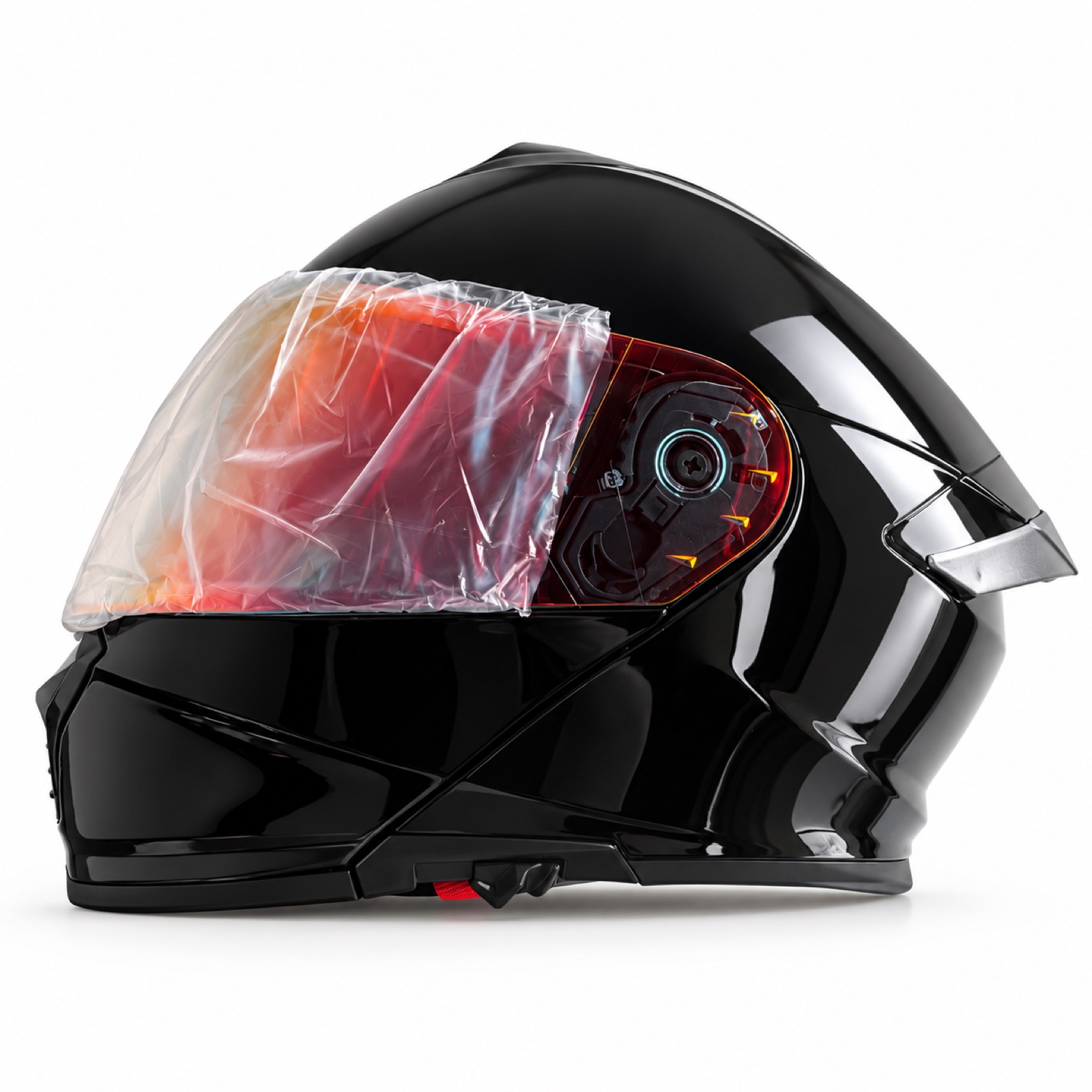 Casco modular XVEX NP-900 acabado negro brillante